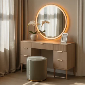 Dressing Table with Drawers & Lights