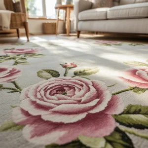 Floral Carpet - Rose Print