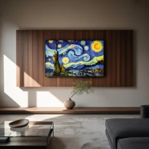 Wall Panel with TV Mount