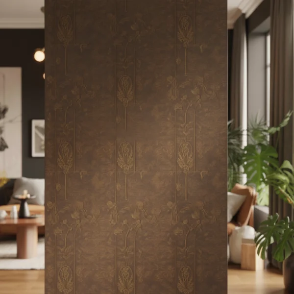 Wallpaper Marco Polo - Brown