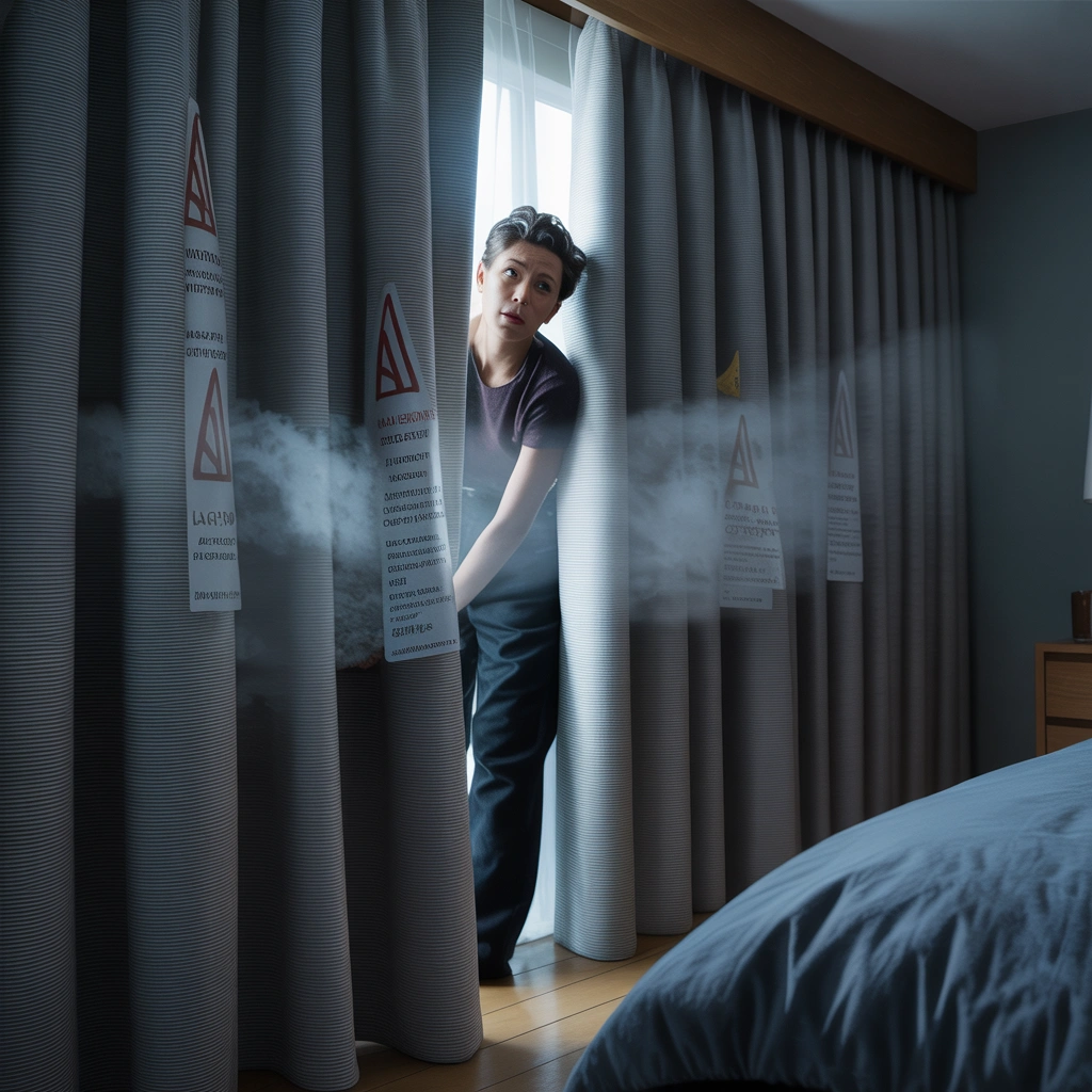 are blackout curtains harmful
