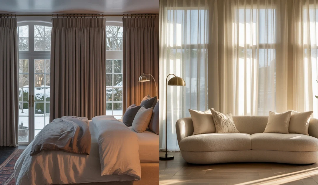 Ripple Fold Curtains vs Pinch Pleat Curtains