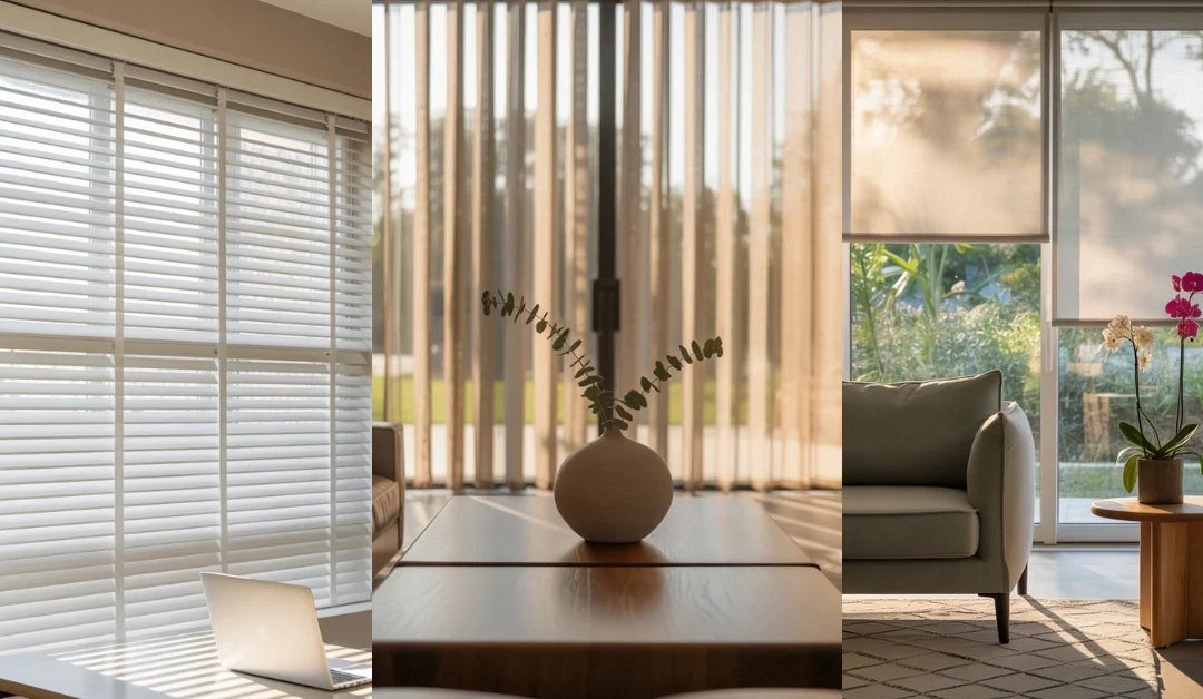 Roller Blinds vs Venetian Blinds vs Vertical Blinds