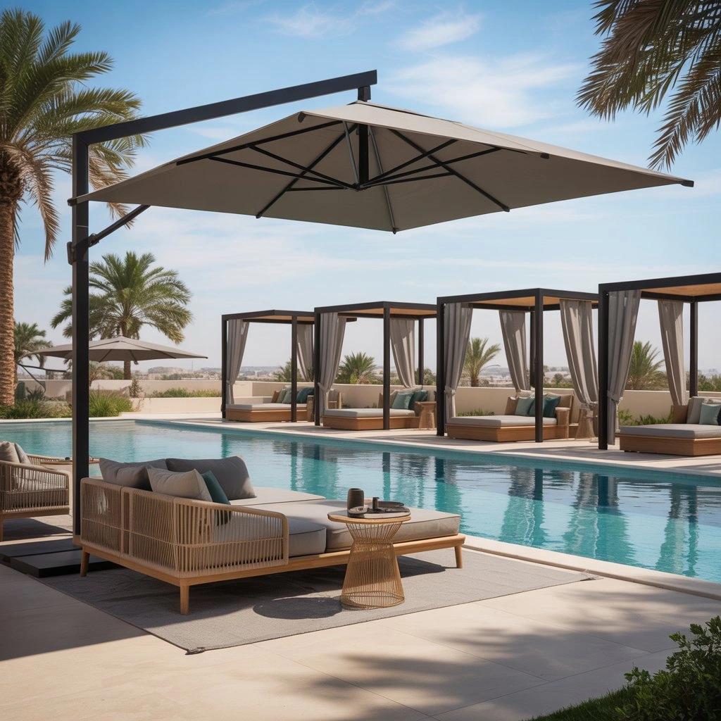 shade ideas for pool area
