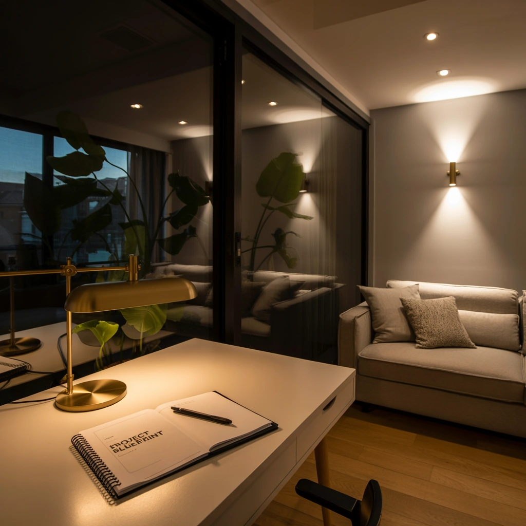 what is the difference between ambient lighting and task lighting