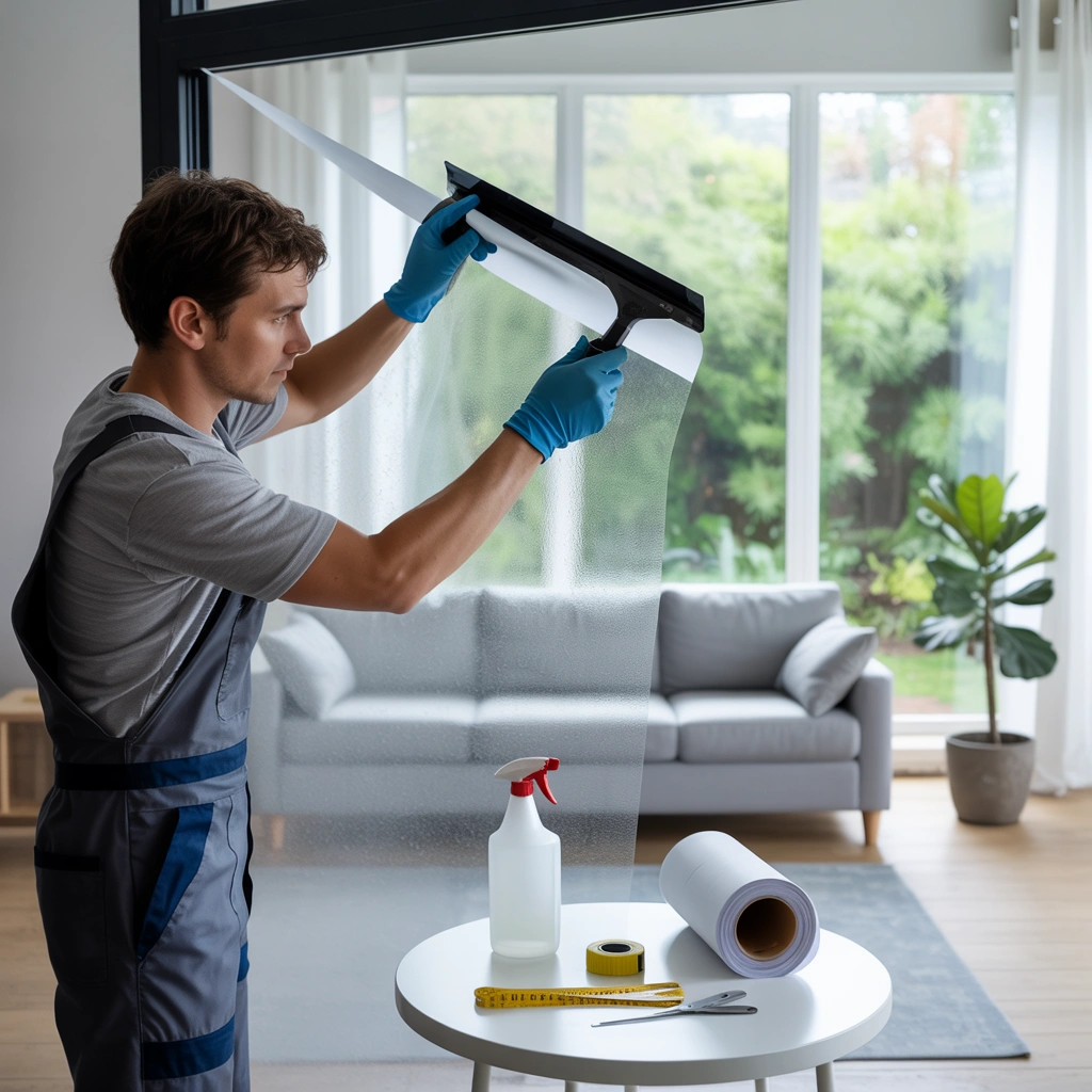 home window tinting material