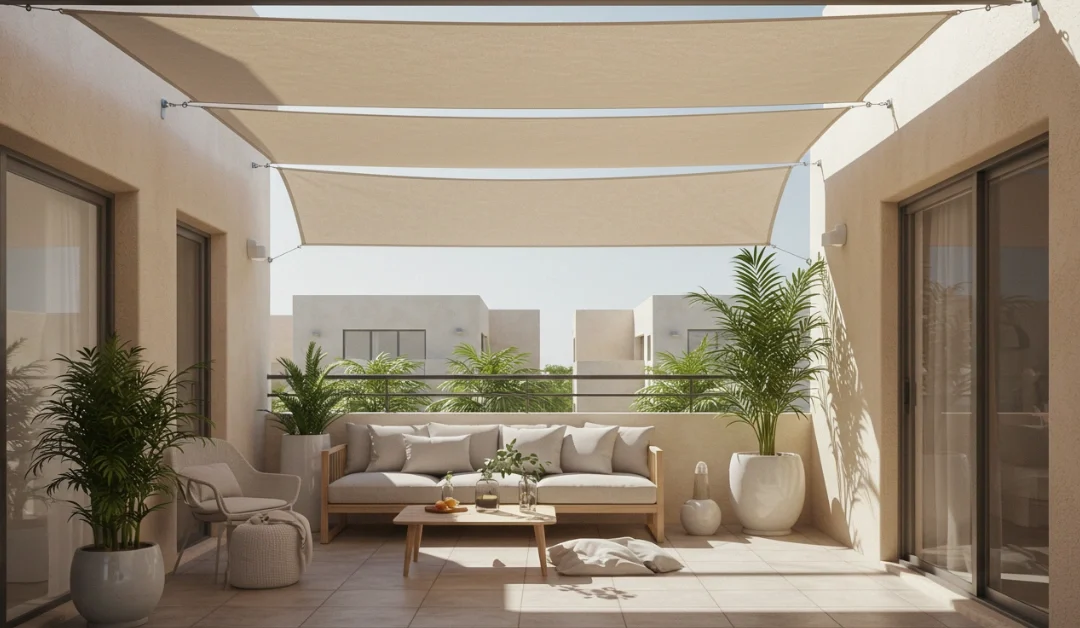 Best Balcony & Terrace Sunshade Ideas for UAE Homes