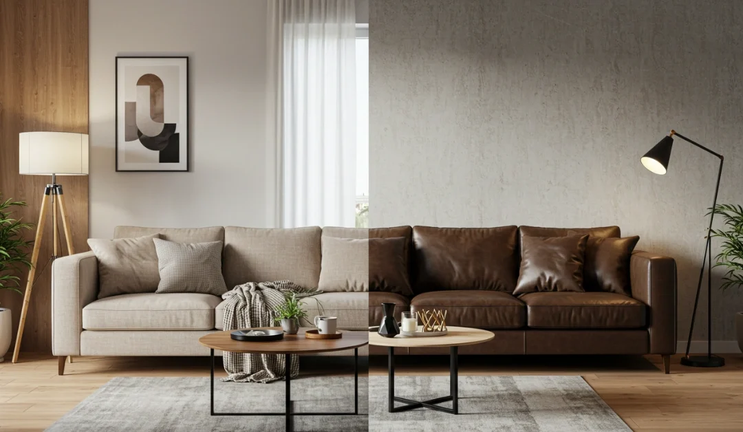 Fabric vs Leather Sofa: Which Is Best for Your Home & Lifestyle?