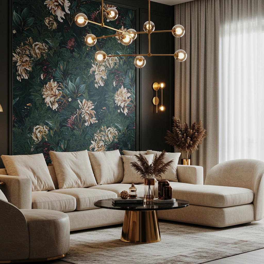 bold wallpaper designs for living room