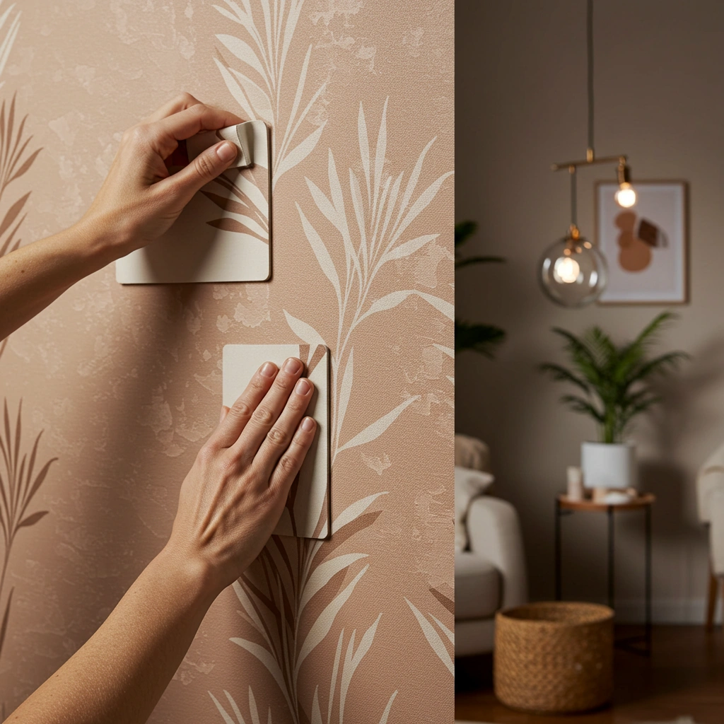 peel and stick wallpaper for textured walls nearby