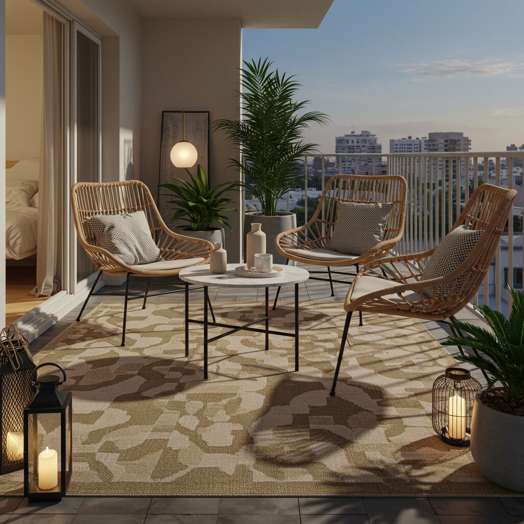 top benefits of using outdoor rugs on terraces in summer