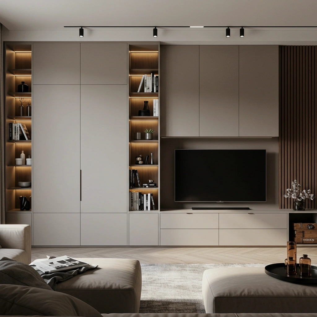built in office furniture ideas