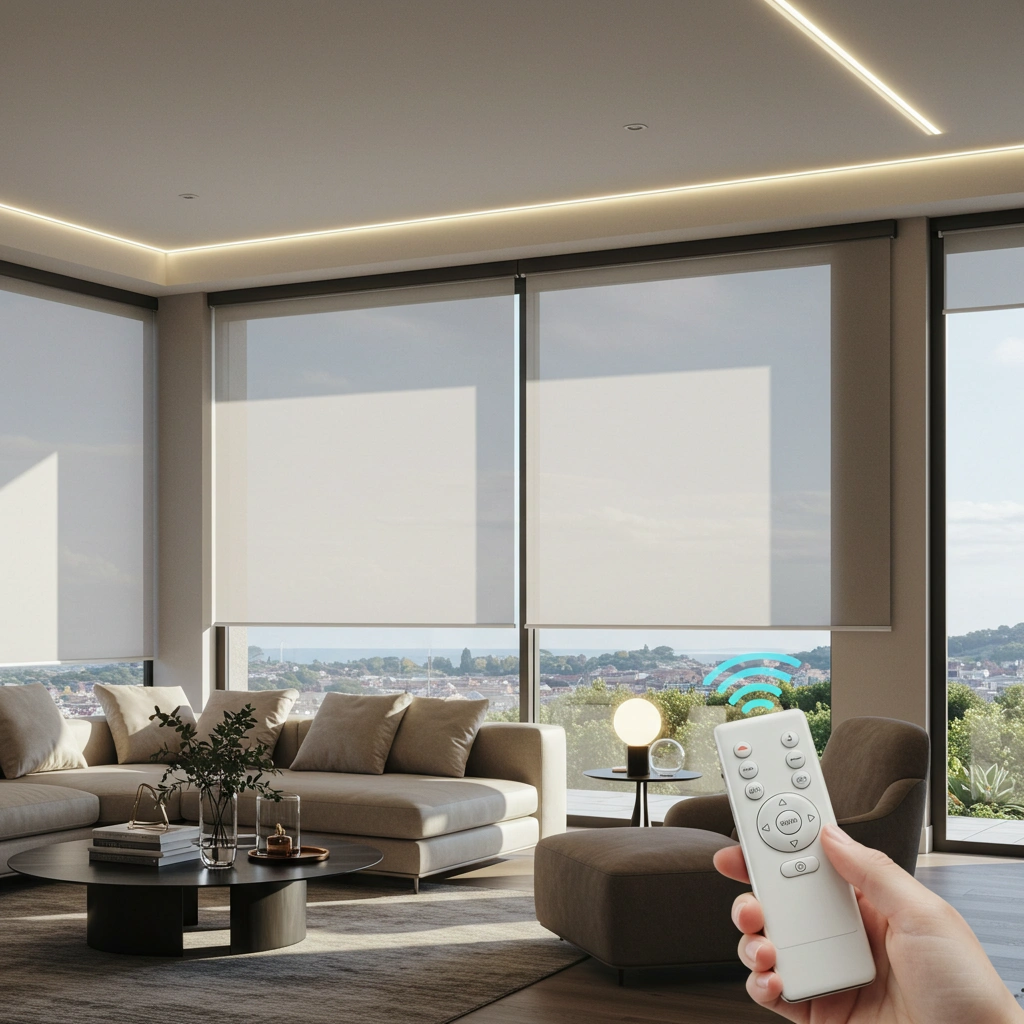 motorized blinds for sliding glass doors